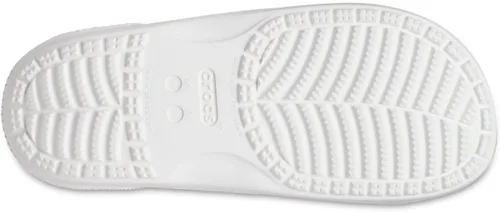Vista 5 de Crocs - Sandalias clásicas de dos tiras para adultos, Multicolor / blanco , 15 Women/13 Men