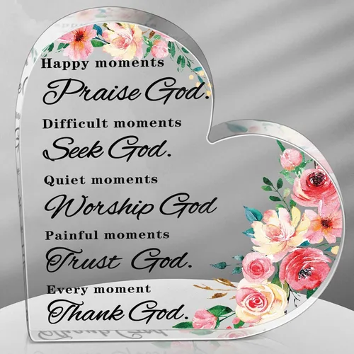 Vista 10 de Yulejo Versículos de la Biblia, regalo cristiano para mujer, regalo de semana CNA, citas inspiradoras, flores azules, decoración de habitación