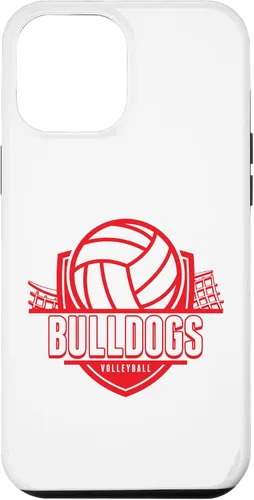 Vista 25 de Bulldogs Volleyball Back to School Spirit R Case for iPhone XR