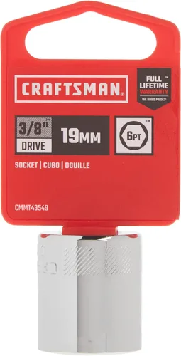 Vista 4 de CRAFTSMAN Enchufe, métrico, unidad de 3/8 pulgadas, 0.748 in (CMMT43549)