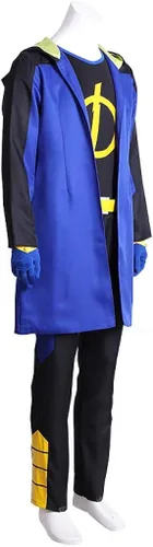 Vista 4 de Disfraz de choque estático para cosplay para hombre disfraz de superhéroe