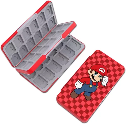 Vista 22 de PERFECTSIGHT Funda para tarjetas de juego de 48 interruptores para Nintendo Switch OLED/ Lite 48 funda de cartucho para tarjetas de juego y tarjetas
