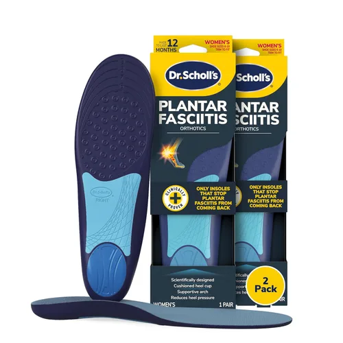 Vista 13 de Plantillas ortopédicas Dr. Scholl's para alivio de fascitis plantar para mujeres - La única plantilla comprobada que detiene el regreso