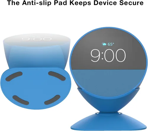 Vista 7 de Soporte de carga para Echo Spot con puertos de carga USB-C y USB-A para múltiples dispositivos, estación de carga Echo Spot para teléfonos celulares