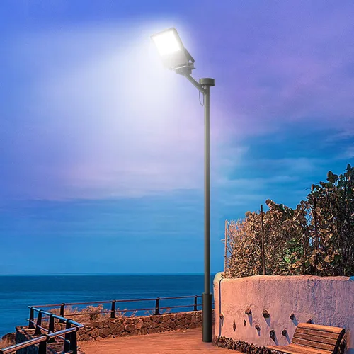 Vista 7 de ILLSTAR Luces LED de estadio de 400 W, 60000 lúmenes, luz de inundación LED súper brillante al aire libre para arena, patio, estacionamiento