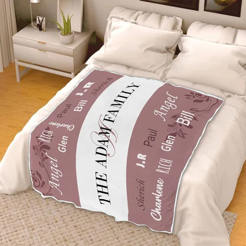 Vista 3 de Manta personalizada para la abuela a mi nieta, regalo para mamá y abuela, regalo de nietos, regalos para abuela, manta personalizada con foto