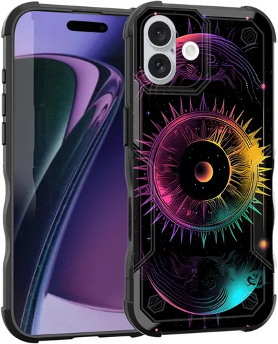 Vista 160 de Funda para iPhone Air, [doble capa] [protección contra caídas de grado militar de 10 pies] Funda resistente a prueba de golpes para iPhone Air
