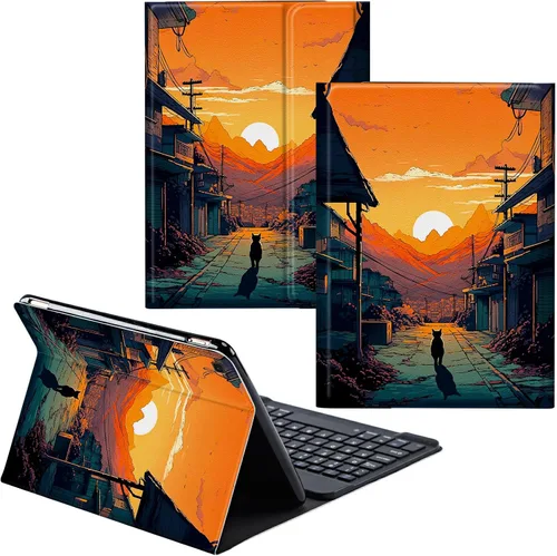 Vista 122 de Para Samsung Galaxy Tab S6 Lite Funda 2022/2020 Teclado Inalámbrico Desmontable Y Cubierta De Soporte De Cuero PU Funda Protectora Para Samsung
