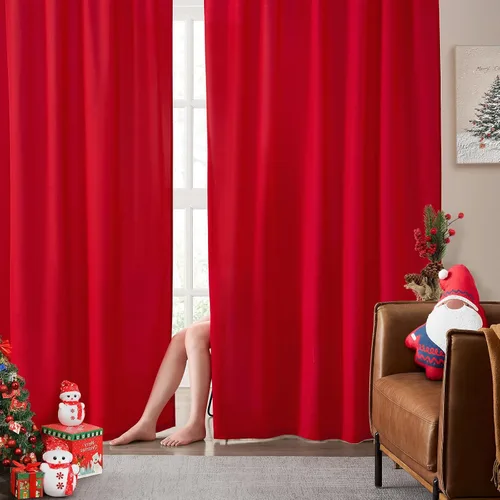 Vista 16 de HOMEIDEAS - Cortinas semitransparentes de privacidad blancas que no se transparentan, 52 x 96 pulgadas Blanco