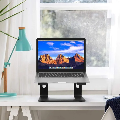 Vista 8 de BESIGN LS03 - Soporte elevador de aluminio para laptop, ergonómico y desmontable, elevador para computadora, compatible con MacBook Air Pro, Dell