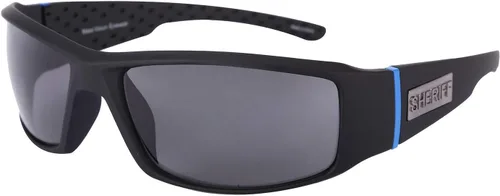 Vista 6 de Mass Vision Policía/Sheriff TAC Polarizado Sport Wrap Thin Blue Line Gafas de sol (POLICE)
