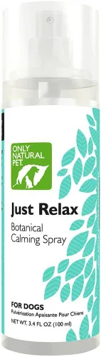 Vista 4 de Only Natural Pet Just Relax Botanical Behavior - Spray calmante para perros, calma naturalmente el comportamiento ansioso, espray de 3.4 onzas