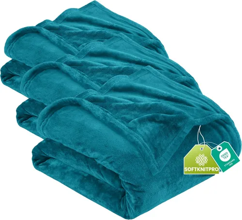 Vista 122 de Utopia Bedding - Manta de vellón de lujo, mullida, antiestática; manta de suave microfibra de 8.8 oz/yd² (300 g/m²) para sofá y cama; tamaño Gris