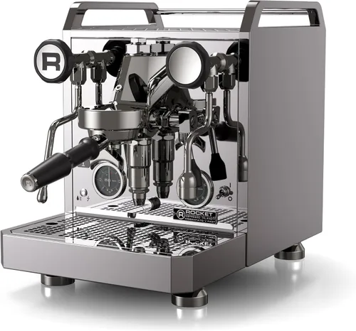 Vista 12 de Rocket Espresso Giotto FAST V - Máquina de café expreso, bomba vibratoria, intercambiador de calor, control de temperatura PID, cromado Cromo