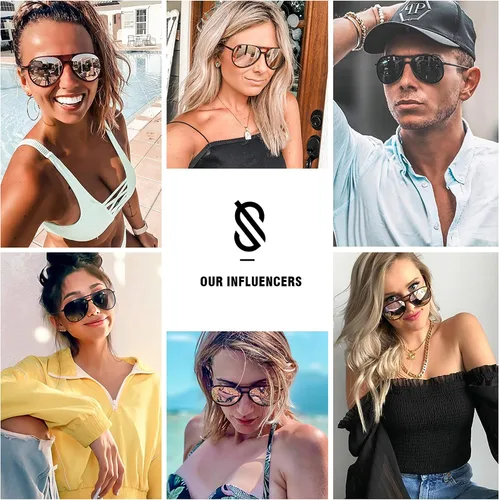 Vista 3 de SOJOS Trendy Sunglasses for Women and Men 2023