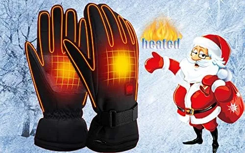 Vista 8 de SVPRO Guantes calefactables con batería eléctrica, para hombres y mujeres, guantes de calefacción recargables para exteriores, senderismo, esquí