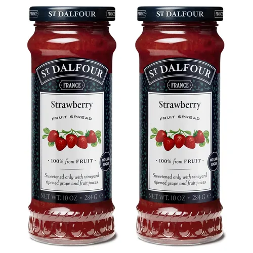 Vista 9 de St. Dalfour Mermelada de Albaricoque - 10 oz - 100% de Fruta, Sin Ingredientes Artificiales, Sin OGM, Sin Azúcares de Caña, Completamente Natural