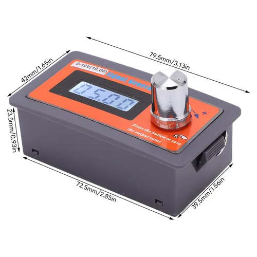 Vista 4 de Kadimendium Generador de voltaje DC 0 to10V alta precisión voltaje ajustable simulador analógico módulo generador para pruebas de dispositivos