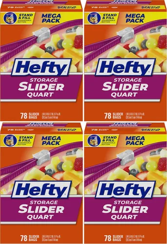 Vista 7 de Hefty - Bolsas de almacenamiento con cierre