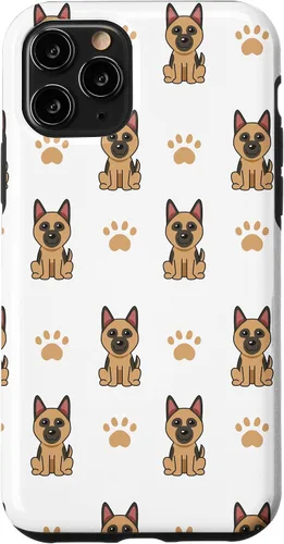 Vista 27 de Funda con diseño de pastor alemán para iPhone 16