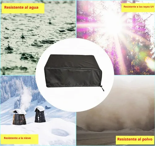 Vista 6 de Cubierta de parrilla impermeable resistente para Blackstone de 22 pulgadas sin capucha, comparado con la cubierta Blackstone 1724