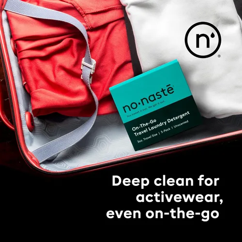 Vista 6 de Nonaste Detergente para ropa de viaje Pure Clean, (3 Fl Oz, Paquete de 3) – Tamaño de viaje sin perfume, portátil y ligero Detergente de limpieza
