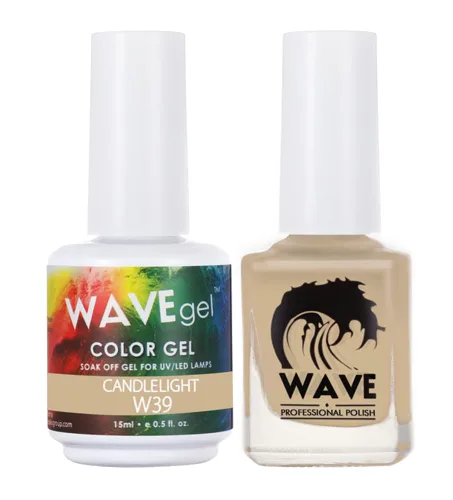 Vista 125 de WAVEGEL - Juego dúo de gel y esmalte de uñas a juego - Colección Simplicity - #P109 Blizzard I 0.5 onzas