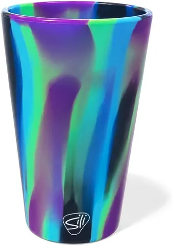 Vista 38 de Silipint Vaso de pinta de silicona de 16 oz – Vaso de silicona reutilizable irrompible sin BPA – Flexible apto para lavavajillas, microondas