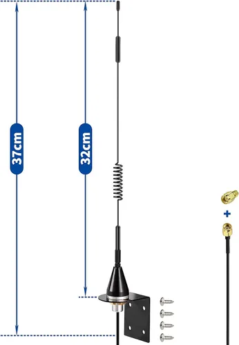 Vista 4 de Bingfu Antena celular de 4G LTE RP SMA para el router de la cámara