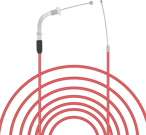 Vista 11 de Windance Cable del acelerador de repuesto de motocicleta de alto rendimiento, 74.8 in, cable de acelerador de carburador deslizante plano ajustable