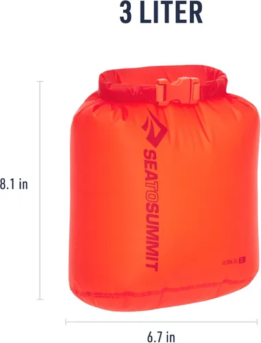 Vista 7 de Sea to Summit Ultra-Sil Dry Bag, Ultralight Waterproof Dry Storage Anaranjado
