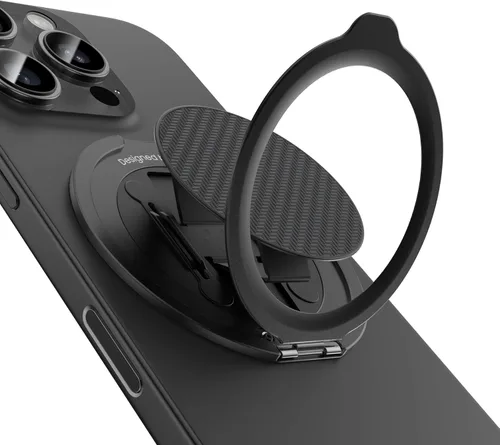Vista 8 de BENKS ArmorPop │ Agarre magnético para teléfono y soporte para MagSafe, soporte de anillo giratorio ajustable de 360° para iPhone 17/16/15/14/13/12