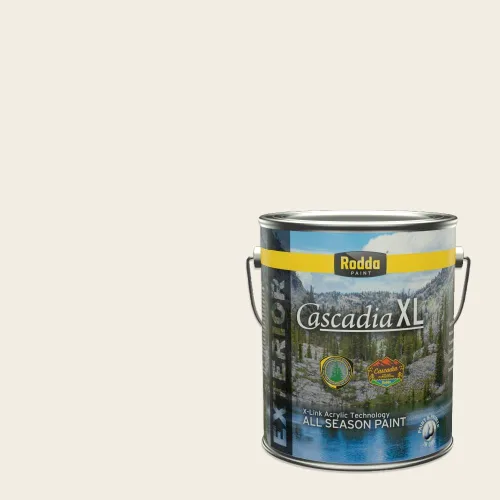 Vista 32 de Rodda Paint CASCADIA XL - Pintura e imprimación satinada para exteriores en uno, cuarto de galón, color blanco