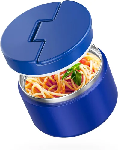 Vista 14 de Termo de sopa de 12 onzas para comida caliente para niños, tarro de comida aislado al vacío, termo de sopa sin torsiones para comida caliente