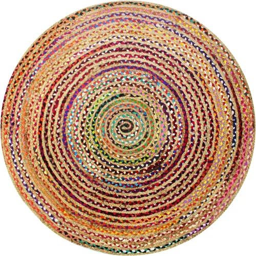Vista 13 de COTTON CRAFT Alfombra de yute trenzada 100 % yute para puerta, alfombra pequeña tejida neutra reversible para entrada, cocina, sala de estar