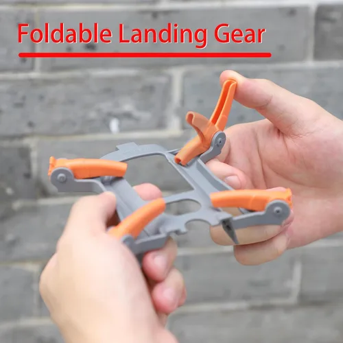 Vista 5 de Air 3 Kit extendido plegable de pierna de tren de aterrizaje para DJI Air3 RC Cámara Drone Accesorios Extensor de altura Extensiones Protector