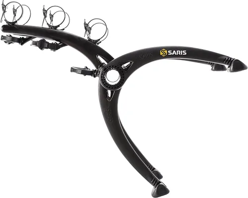 Vista 11 de Saris Bones EX - Portaequipajes para maletero de auto para 2 bicicletas, duradero, libre de óxido, correas anti-balanceo, fabricado en EE. UU.