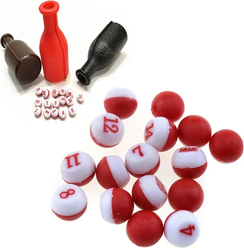Vista 5 de Juego de 16 dados de plástico PP de 2/3 pulgadas de diámetro, para billar, accesorios de mesa de billar, adecuados para piscinas tradicionales