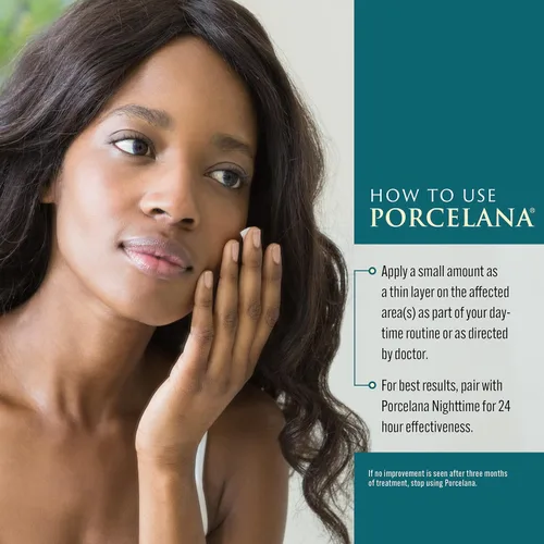 Vista 7 de Porcelana Crema de hidratación diurna para cara y cuerpo [fórmula actualizada] – desvanece las manchas oscuras y unifica el tono de la piel – Para