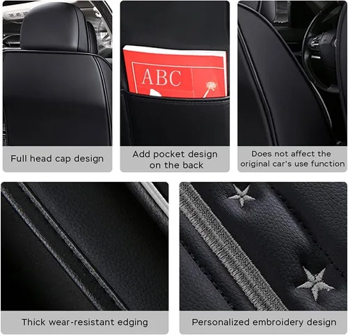 Vista 7 de Fundas de asiento de coche para Tucson 2005-2022, cómodos protectores de automóvil, impermeables, fáciles de limpiar, funda de asiento universal