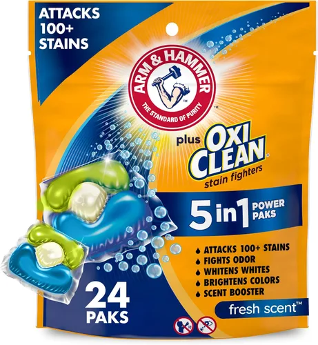 Vista 17 de ARM & HAMMER Paquete de detergente para ropa Sensitive Skin, aroma fresco, 42 unidades Probado por dermatólogos, hipoalergénico, poder de lucha