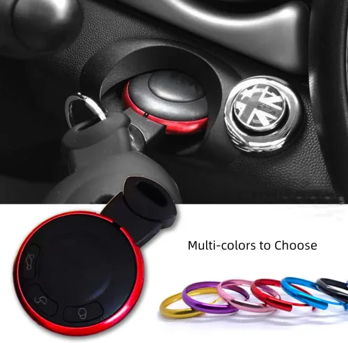 Vista 4 de Llavero remoto, llavero remoto de aleación de aluminio, repuesto para Mini R55, R56, R57, R58, R59, R60, 2008, para Cooper S One Clubman Coupe