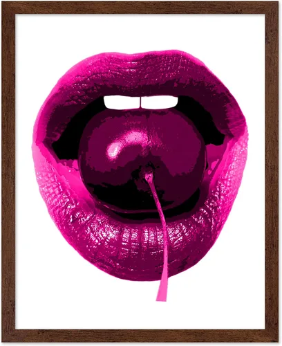 Vista 16 de Poster Master Impresión de labios dorados, póster de mordida de labio, arte moderno y minimalista, regalo bohemio para hombres y mujeres, diseño