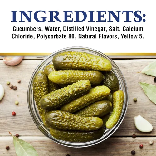 Vista 9 de Vlasic Snack'mms Sweet'n Crunchy Mini Pickles, 16 onzas líquidas
