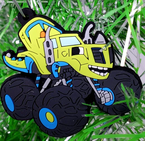 Vista 3 de Blaze and The Monster Machines - Adornos de Navidad de plástico inastillables de 1 a 2 pulgadas