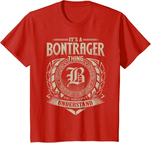 Vista 3 de Camiseta vintage It's A BONTRAGER Thing You Wouldn't Understand Name, Negro