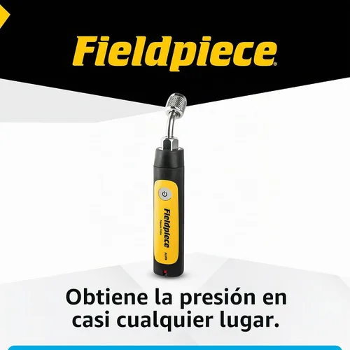 Vista 6 de Fieldpiece JL3PR Sonda de Presión Job Link con Registro de Datos Remoto