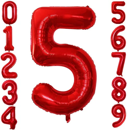 Vista 201 de Goer, conjunto de globos de papel aluminio para decoraciones de cumpleaños, globos de las letras de feliz cumpleaños y de números Oro