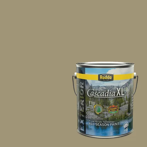 Vista 126 de Rodda Paint CASCADIA XL - Pintura satinada exterior e imprimación en uno, 1 galón, hoja de aloe