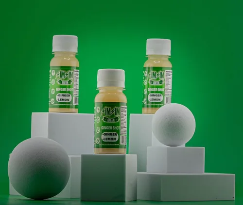 Vista 5 de SIM SIM Green Immunity Shots Antiinflamación Vegano, sin gluten Jengibre orgánico y limón Inyecciones de bienestar Refuerzo de inmunidad